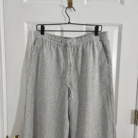 NWT J.Crew Factory Wide Leg Linen Pants - Picture 3 of 9